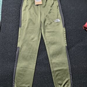The North Face Kids Green and Black Joggers